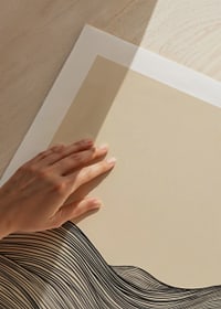 Elegant lines create a wavy and calming feel-9