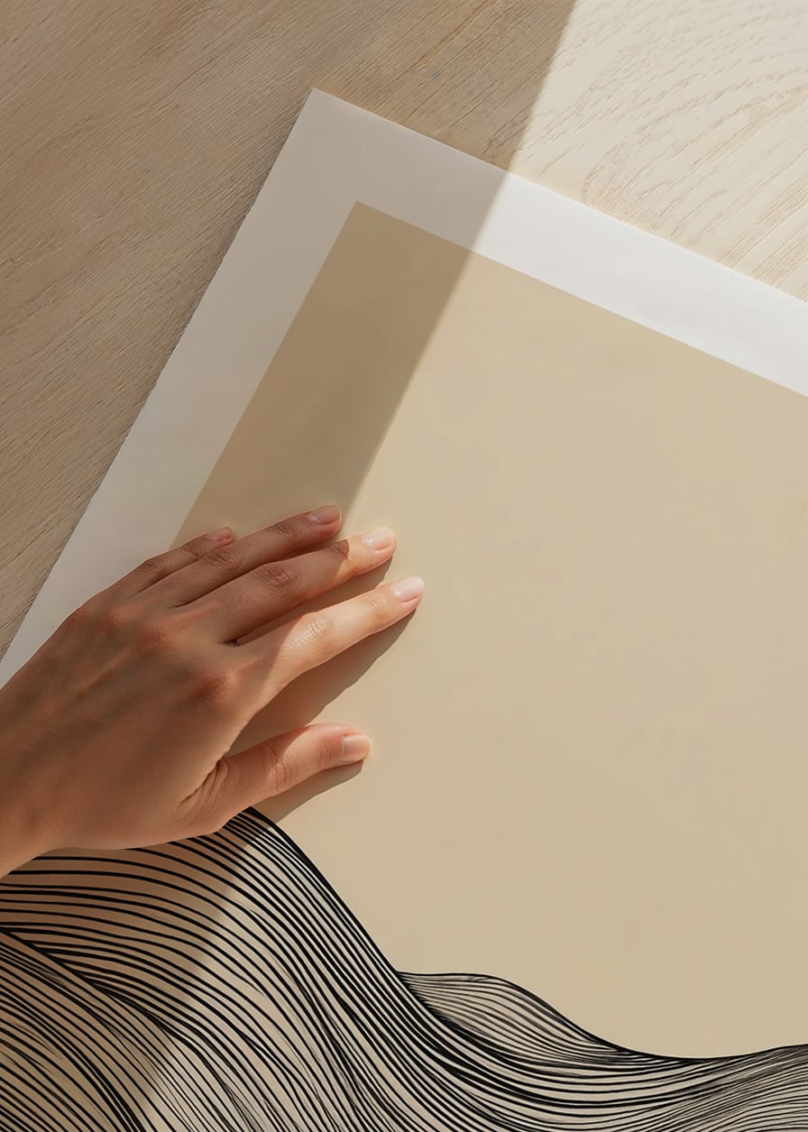 Elegant lines create a wavy and calming feel-12