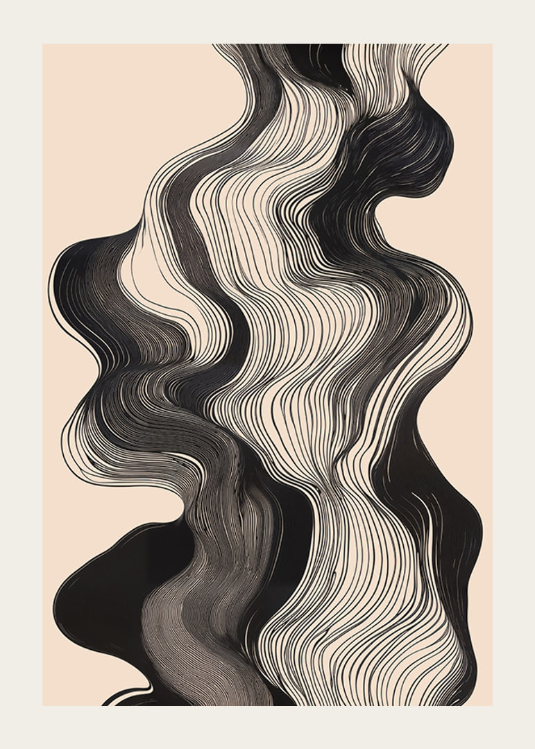 Soft lines flow elegantly with a hypnotic rhythm-12