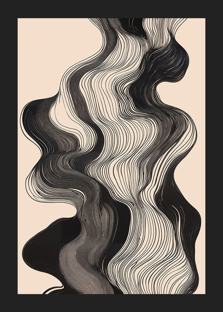 Soft lines flow elegantly with a hypnotic rhythm-12