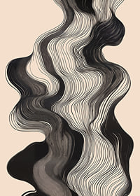 Soft lines flow elegantly with a hypnotic rhythm-7