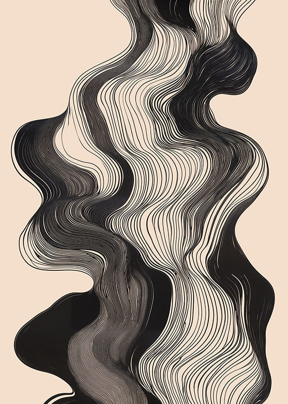 Soft lines flow elegantly with a hypnotic rhythm-12