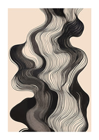 Soft lines flow elegantly with a hypnotic rhythm-1