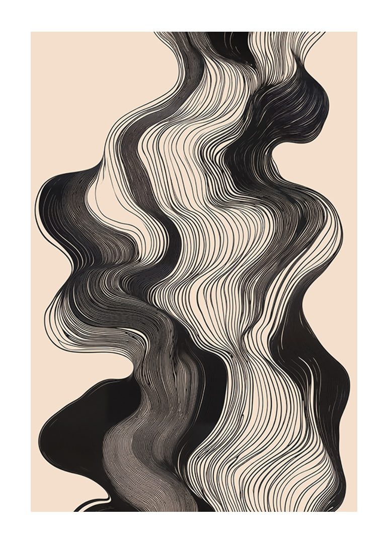 Soft lines flow elegantly with a hypnotic rhythm-12