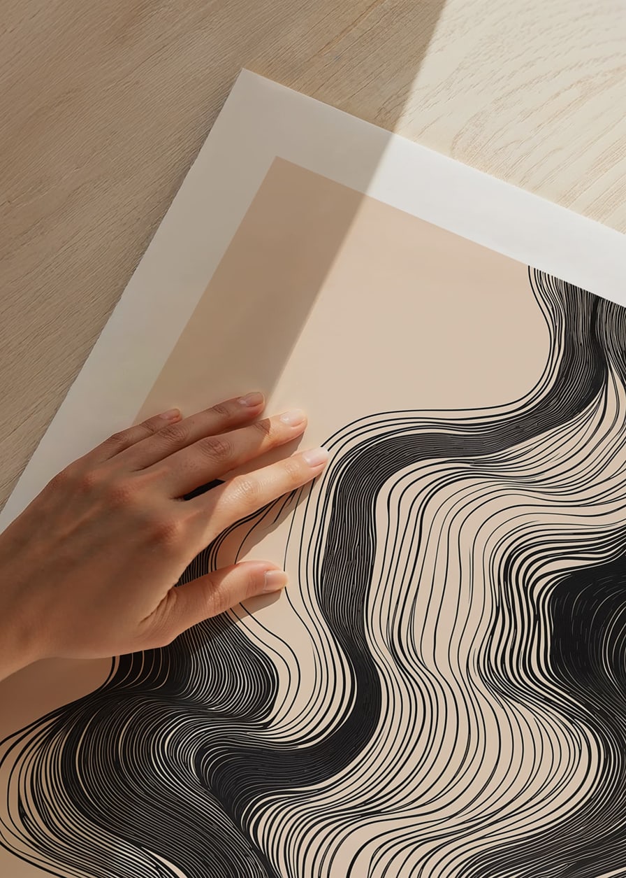 Soft lines flow elegantly with a hypnotic rhythm-12