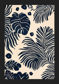 Motívy listov, ktoré vytvárajú pocit tropického pokoja a hĺbky-5