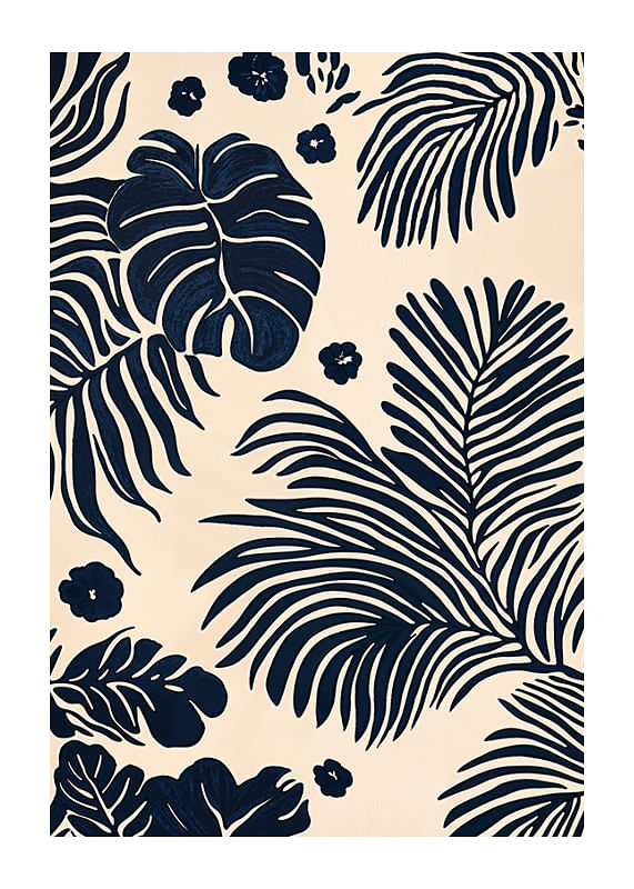 Poster Midnight Foliage