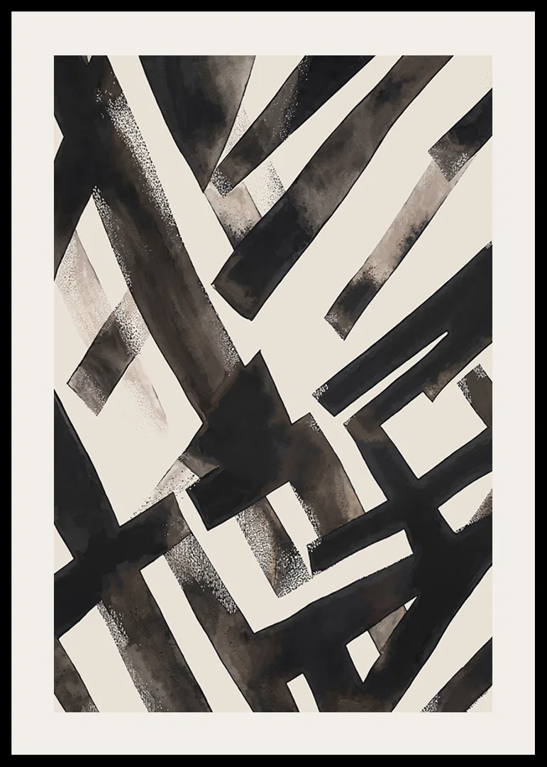 Abstract dark lines create a dramatic visual dynamic-12
