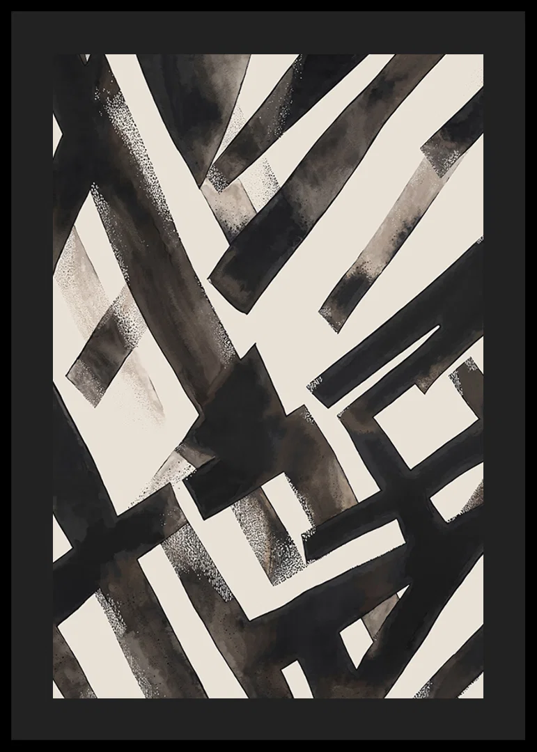 Abstract dark lines create a dramatic visual dynamic-12