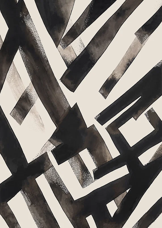 Abstract dark lines create a dramatic visual dynamic-12