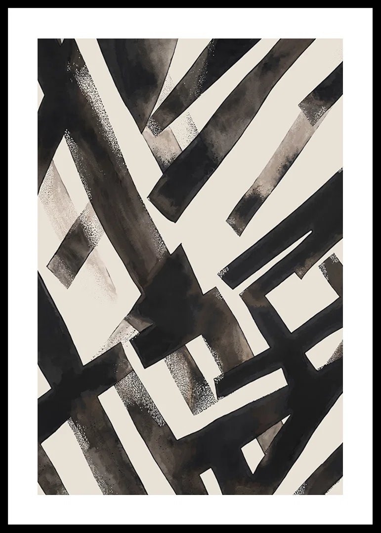 Abstract dark lines create a dramatic visual dynamic-12