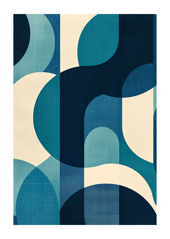 Plagát Blue Abstraction