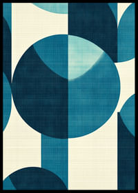 Stylish circles in harmonious symmetry and deep blue tones-2