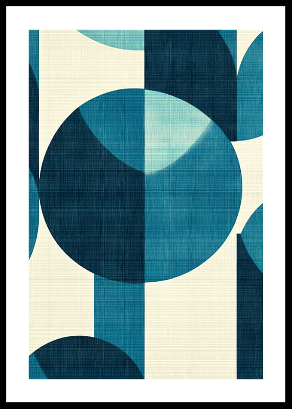 Stylish circles in harmonious symmetry and deep blue tones-12