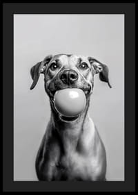 Happy dog ​​with ball in mouth radiating playfulness and joy-4