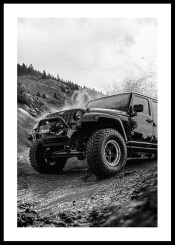 Affiche Black Titan Jeep