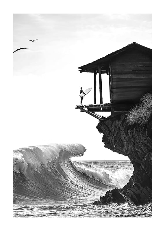 Poster Surfers Perch
