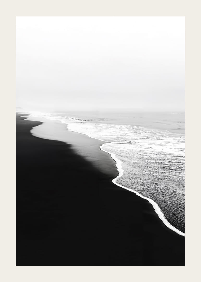 Black sand meets the white noise of the sea in dreamlike harmony-12