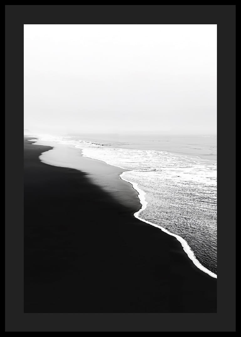 Black sand meets the white noise of the sea in dreamlike harmony-12