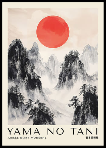 Affiche Yama No Tani Japandi