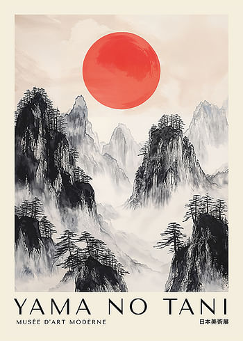 Poster Yama No Tani Japandi