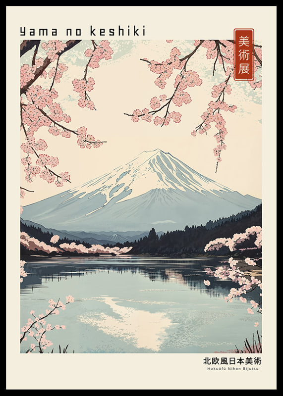 Magnificent view of Fuji with cherry blossoms in the foreground-12