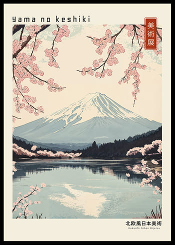 Poster Yama No Keshiki Japandi
