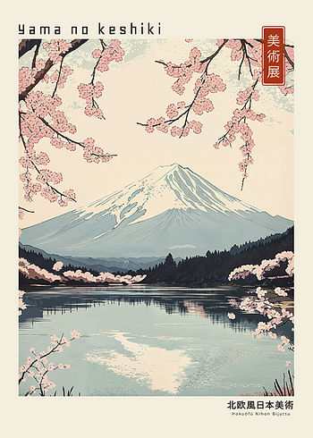 Poster Yama No Keshiki Japandi
