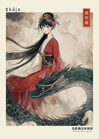 Plakat Shojo Japandi