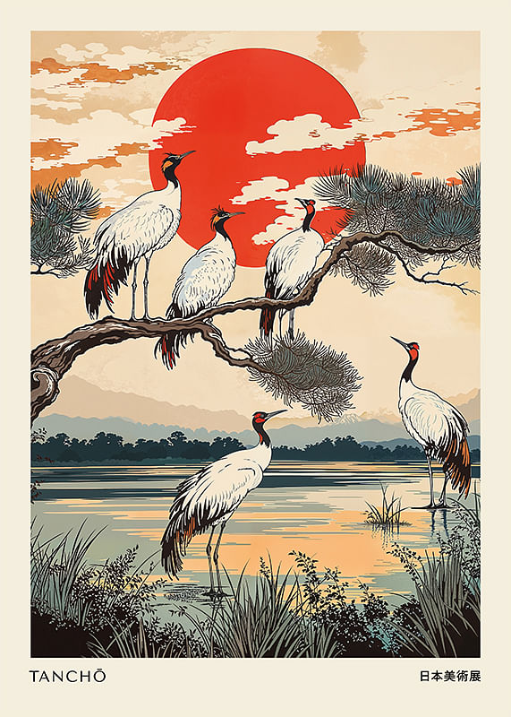 Poster Tancho Japandi No1