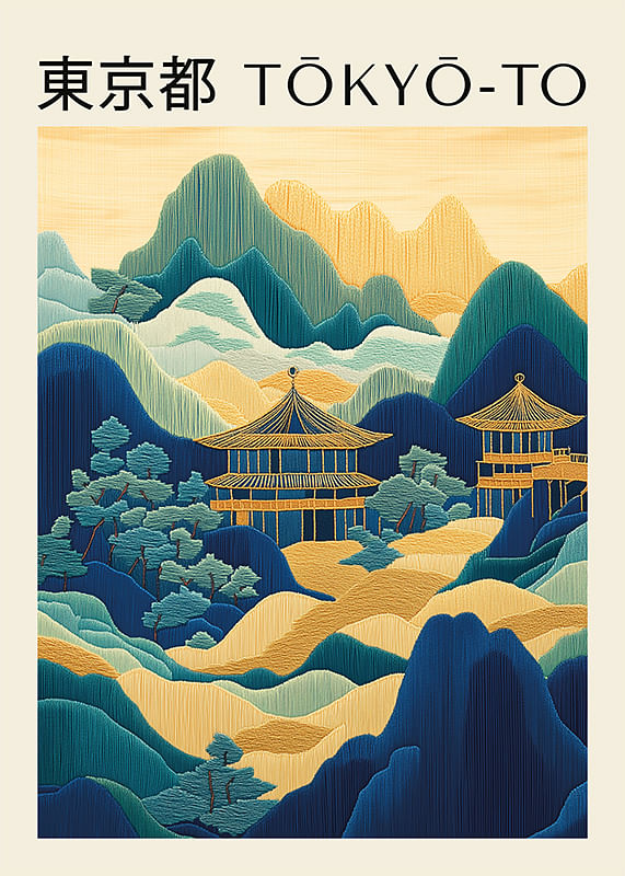 Poster Tokyo-To Japandi