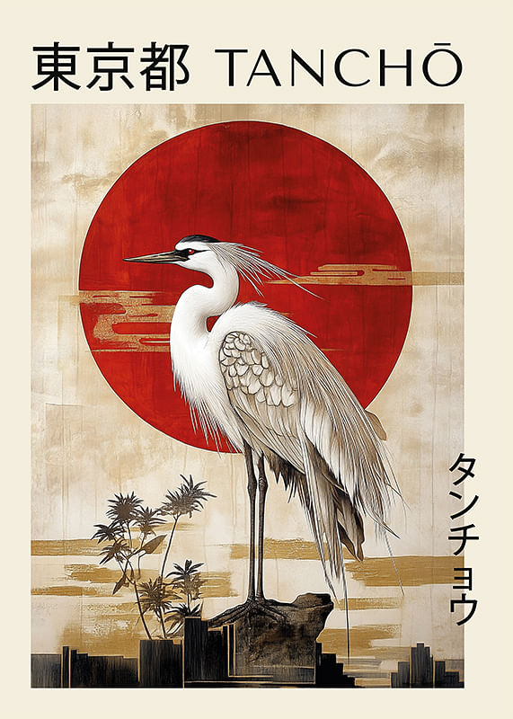 Poster Tancho Japandi No2