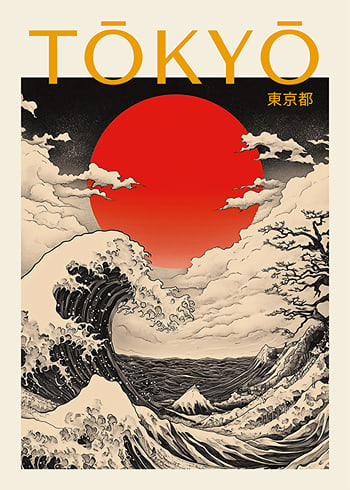 Poster Tokyo Japandi No1