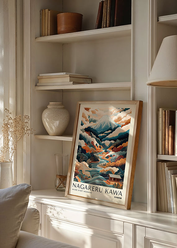 Juliste Nagareru Kawa Japandi crossfade