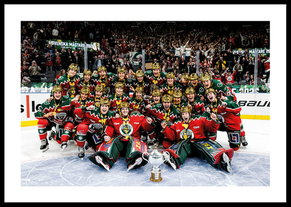 Poster Frölunda HC SDHL Guld No1