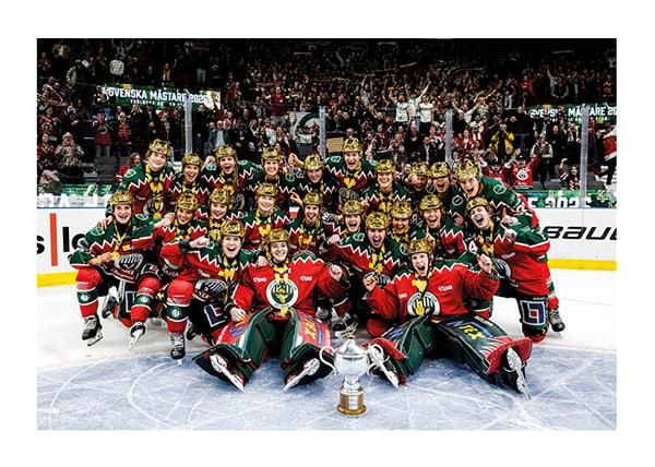 Poster Frölunda HC SDHL Guld No1
