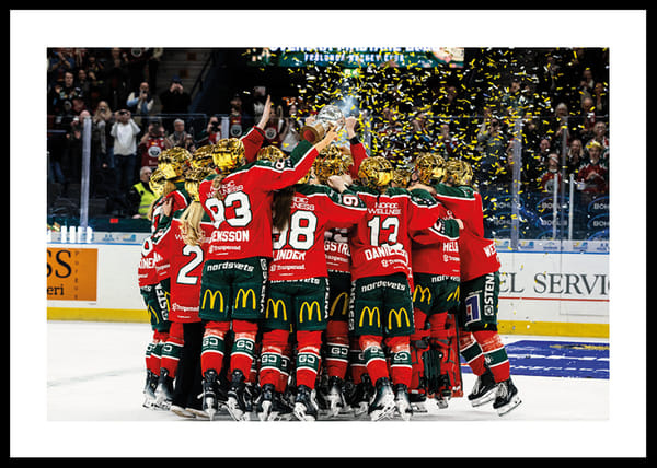 Poster Frölunda HC SDHL Guld No2