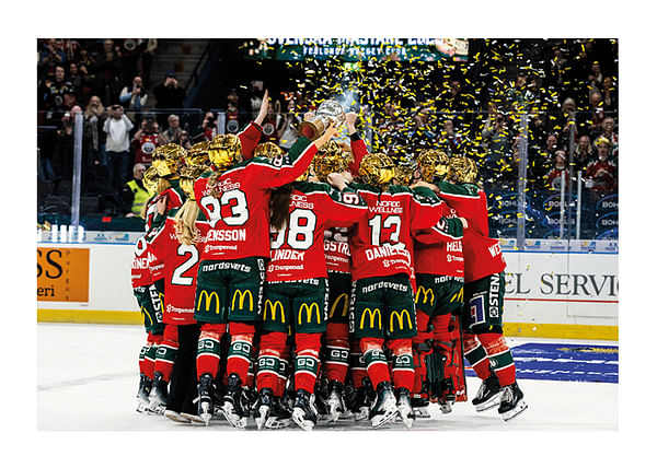 Poster Frölunda HC SDHL Guld No2