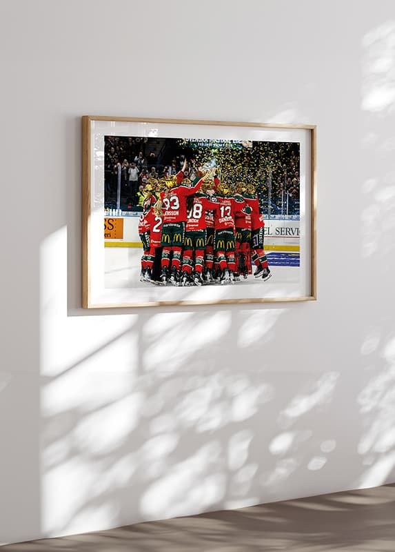 Poster Frölunda HC SDHL Guld No2 crossfade