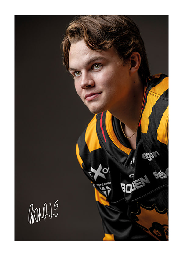 Poster Axel Sandin Pellikka #5 Skellefteå AIK 2024/2025