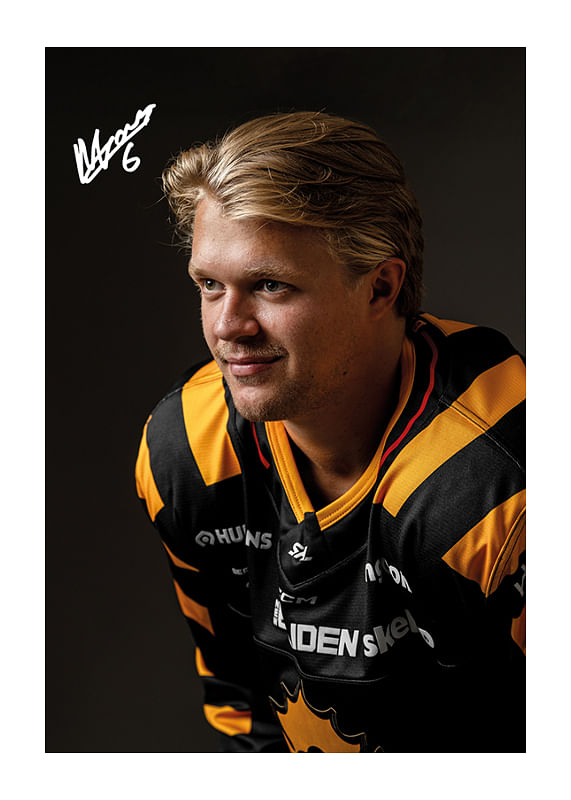 Poster Måns Forsfjäll #6 Skellefteå AIK 2024/2025