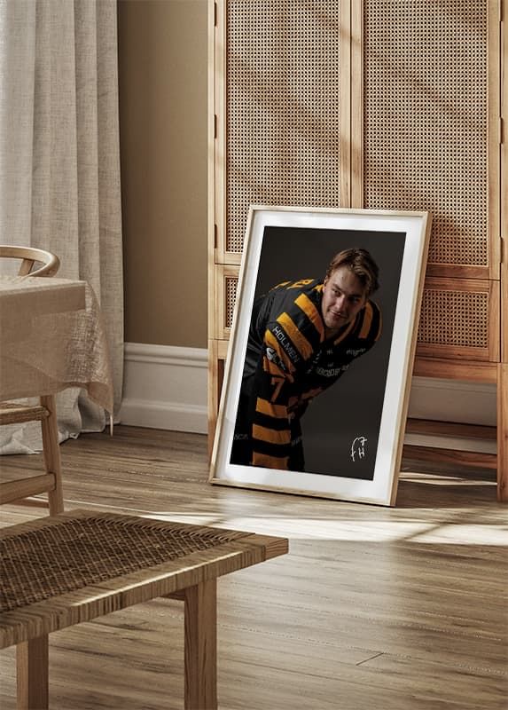 Poster Frans Haara #7 Skellefteå AIK 2024/2025 crossfade