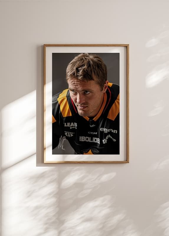 Poster Max Lindholm #11 Skellefteå AIK 2024/2025 crossfade