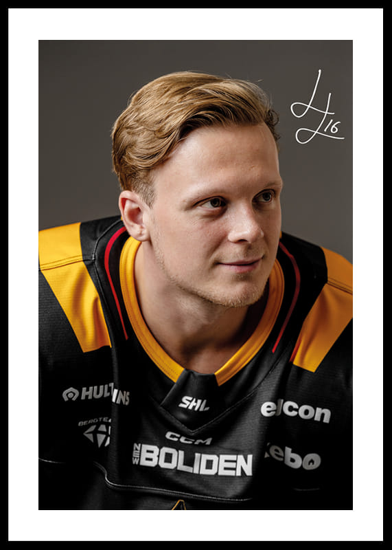 Poster Linus Lindström #16 Skellefteå AIK 2024/2025