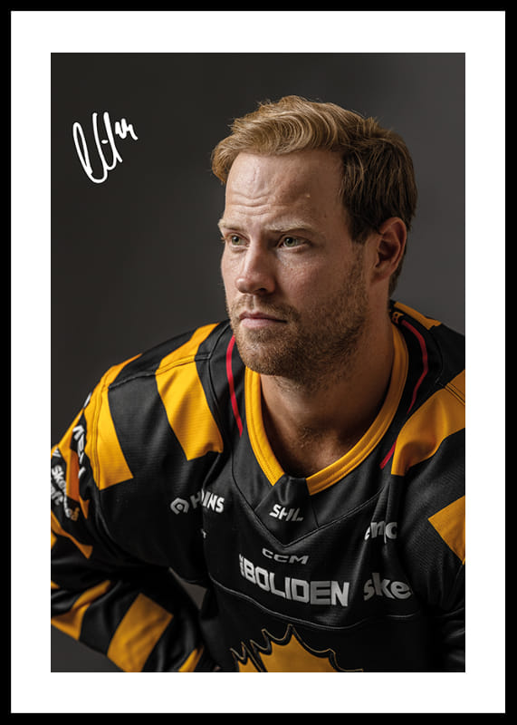 Poster Oscar Lindberg #24 Skellefteå AIK 2024/2025