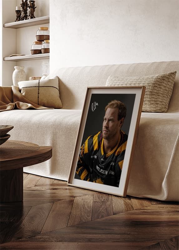 Poster Oscar Lindberg #24 Skellefteå AIK 2024/2025 crossfade