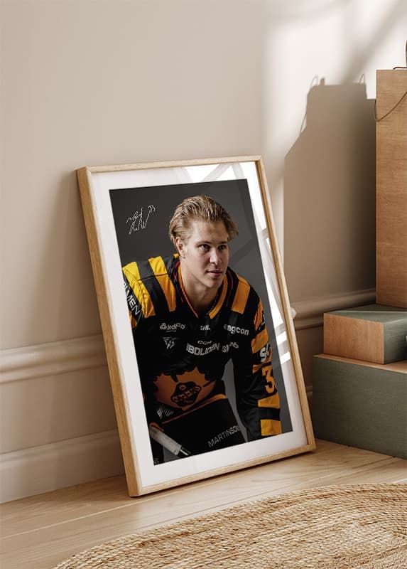 Poster Zeb Forsfjäll #33 Skellefteå AIK 2024/2025 crossfade
