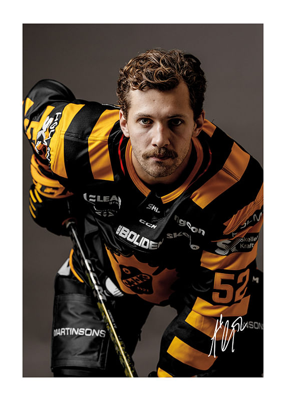 Poster Arvid Lundberg #52 Skellefteå AIK 2024/2025