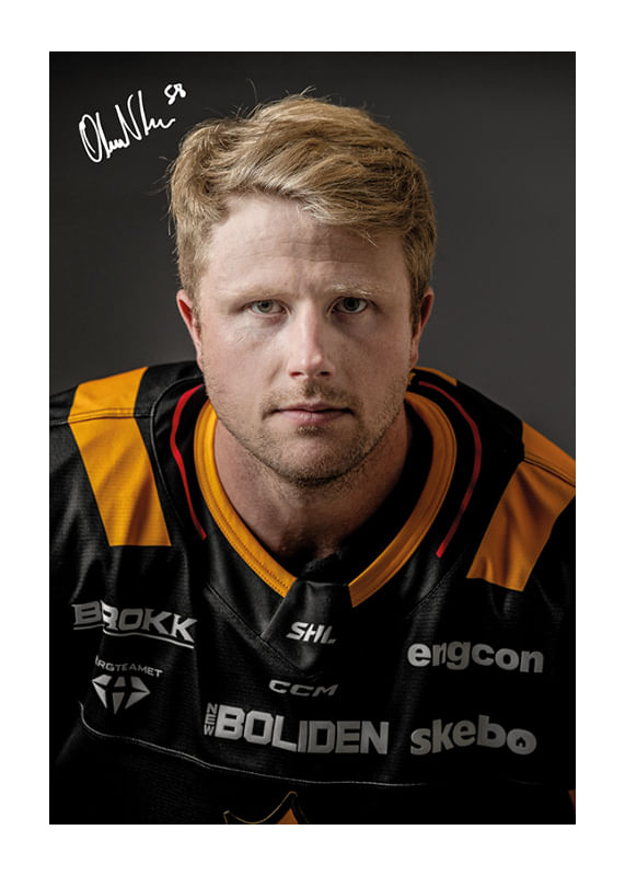Poster Oskar Nilsson #58 Skellefteå AIK 2024/2025