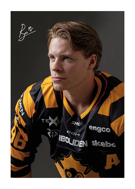 Poster Rickard Hugg #96 Skellefteå AIK 2024/2025